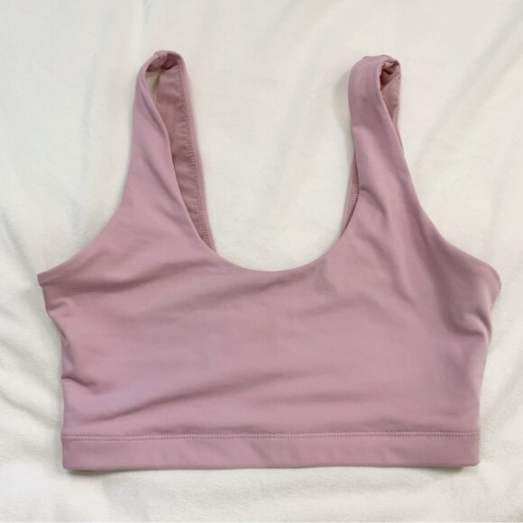 Balance Athletica Vitality Light Purple Pink Sports Bra Medium - Picture 1 of 5
